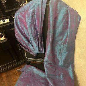 SOLD! Vienna Springs Ring Sling Prism Silk Dupioni 85”